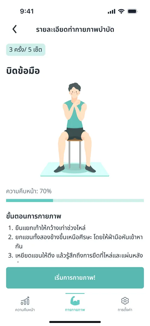 Patient Journey Step 2 - Mobile App Mockup